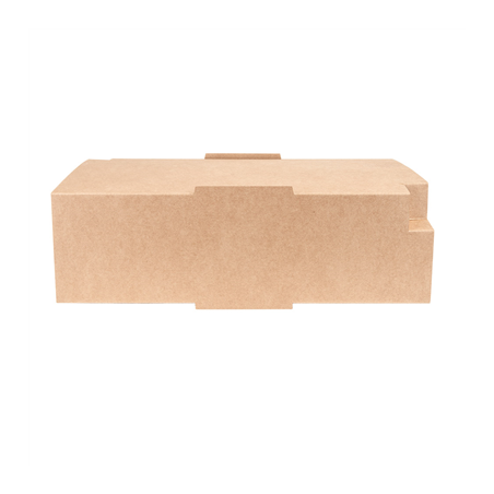 PLATEAUX "TRAITEUR" PETIT + ÉTUI  400 G/M2 34x26,5x11,5 CM HAVANE KRAFT (25 UNITÉ)