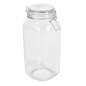 POT STOCKAGE + FERMETURE CLIP 'WAKI GLASS' 2 L Ø 10,5x26 CM TRANSPARENT VERRE (12 UNITÉ) Image POT STOCKAGE + FERMETURE CLIP 'WAKI GLASS' 2 L Ø 10,5x26 CM TRANSPARENT VERRE (12 UNITÉ) #1