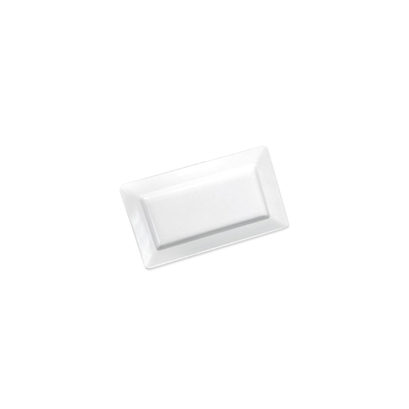 PLATEAUX RECTANGULAIRES 'ASAMI WARE'  35,8x20,3x4 CM BLANC MÉLAMINE (6 UNITÉ)