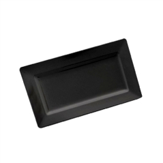 Image PLATEAUX RECTANGULAIRES 'ASAMI WARE'  44,5x22x4,5 CM NOIR MÉLAMINE (6 UNITÉ) #1