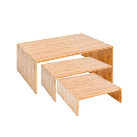 Image 3 U. ÉLEVATEURS BUFFET GRANDS   NATUREL BAMBOU (1 UNITÉ) #1