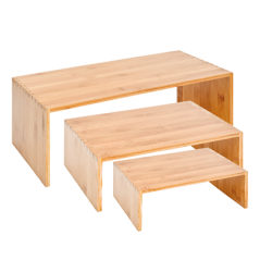 Image 3 U. ÉLEVATEURS BUFFET MOYENS   NATUREL BAMBOU (1 UNITÉ) #1