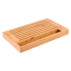 Image PLANCHE À PAIN  40x24x4 CM NATUREL BAMBOU (1 UNITÉ) #1