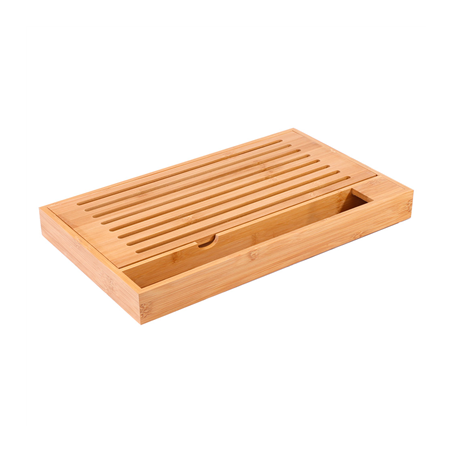 Image PLANCHE À PAIN  40x24x4 CM NATUREL BAMBOU (1 UNITÉ) #1