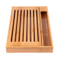 Image PLANCHE À PAIN  40x24x4 CM NATUREL BAMBOU (1 UNITÉ) #4