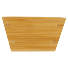 BOL CARRÉ 500 ML 12,7x12,7x7,3 CM NATUREL BAMBOU (1 UNITÉ)