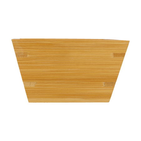 BOL CARRÉ 500 ML 12,7x12,7x7,3 CM NATUREL BAMBOU (1 UNITÉ)
