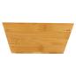 Image BOL CARRÉ 1400 ML 17,8x17,8x8,3 CM NATUREL BAMBOU (1 UNITÉ) #2