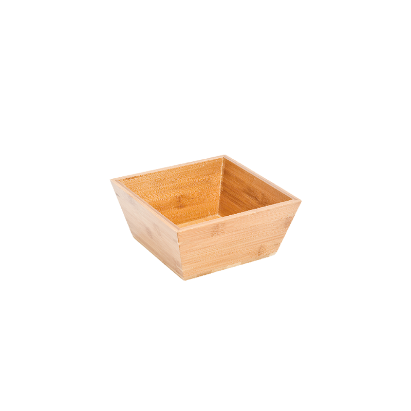 BOL CARRÉ 3500 ML 24,1x24,1x10,2 CM NATUREL BAMBOU (1 UNITÉ) BOL CARRÉ 3500 ML 24,1x24,1x10,2 CM NATUREL BAMBOU (1 UNITÉ)