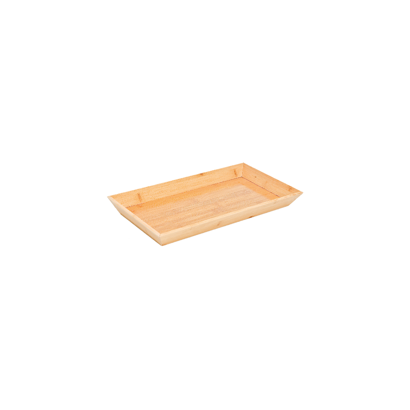 PLATEAU RECTANGULAIRE 36,2x19,1x3,8 CM NATUREL BAMBOU (1 UNITÉ) PLATEAU RECTANGULAIRE 36,2x19,1x3,8 CM NATUREL BAMBOU (1 UNITÉ)