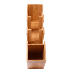 Image ORGANIZATEURS GOBELETS & COUVERCLES  14x50x50 CM NATUREL BAMBOU (2 UNITÉ) #3