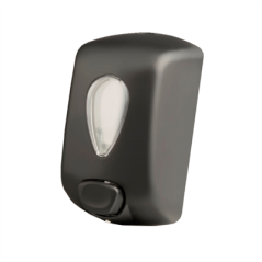 Image DOSEUR DE SAVON 700 ML 13x9x21 CM NOIR ABS (1 UNITÉ) #1