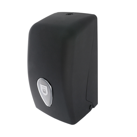 Image DISTRIBUTEUR HYGIÉNIQUE ZIG-ZAG  13,5x13,5x27,7 CM NOIR ABS (1 UNITÉ) #1