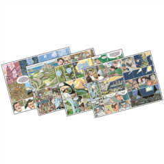 Image SETS DE TABLE OFFSET 'COMIC' 70 G/M2 31x43 CM QUADRICHROMIE PAPIER (2000 UNITÉ) #1