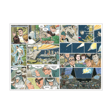 SETS DE TABLE OFFSET 'COMIC' 70 G/M2 31x43 CM QUADRICHROMIE PAPIER (2000 UNITÉ)