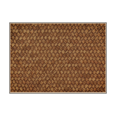 Image SETS DE TABLE OFFSET "TRESSÉ" 70 G/M2 31x43 CM QUADRICHROMIE KRAFT (2000 UNITÉ) #1