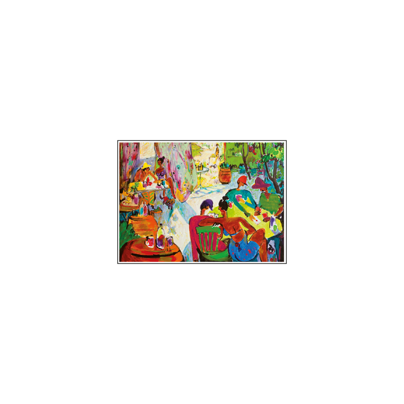 SETS DE TABLE OFFSET 'BAR EN REP. DOMINICANA' 70 G/M2 31x43 CM QUADRICHROMIE PAPIER (2000 UNITÉ)