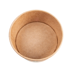 Image POTS À GLACES 'FEEL GREEN' 150 ML 250 + 18 PE G/M2 Ø8,5x4,5 CM MARRON CARTON (2000 UNITÉ) #3