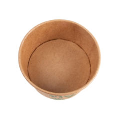 Image POTS À GLACES 'FEEL GREEN' 180 ML 250 + 18 PE G/M2 Ø8,7x5,2 CM MARRON CARTON (2000 UNITÉ) #3