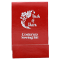Image NÉCESSAIRES COUTURE STANDARD 'TOUCH OF CHARM'  4,7x7,1 CM BORDEAUX (200 UNITÉ) #1