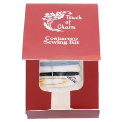 NÉCESSAIRES COUTURE STANDARD 'TOUCH OF CHARM' 4,7x7,1 CM BORDEAUX (200 UNITÉ)