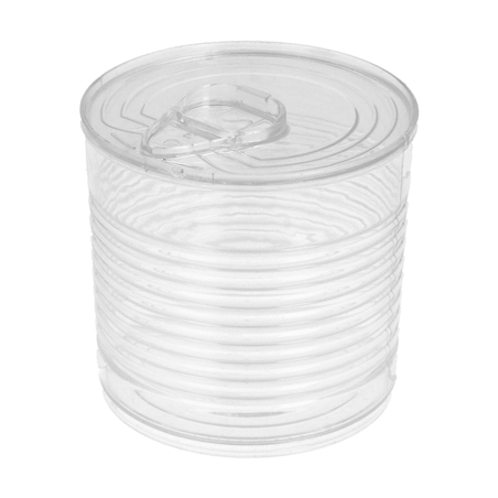 Image BOÎTES DE CONSERVE 220 ML Ø 7,4x7,2 CM TRANSPARENT PS (100 UNITÉ) #1