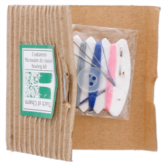 NÉCESSAIRES À COUTURE, ÉTUI RECYCLÉ 6x6,5 CM (100 UNITÉ)