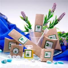 FLACONS GEL BAIN 30 ML 4,3x2,3x6,5 CM JAUNE PVC (500 UNITÉ)