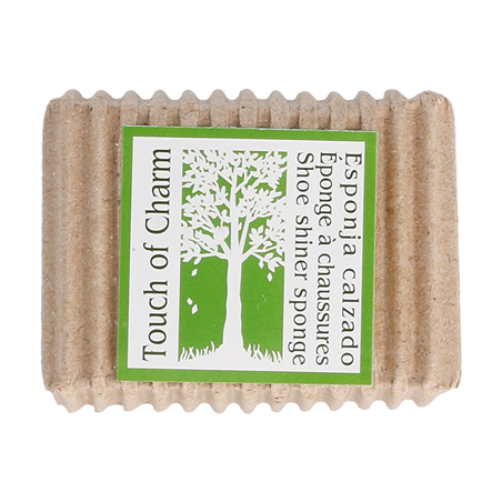 Image ÉPONGES CHAUSSURES, ÉTUI RECYCLÉ  3,8x2,1x5 CM NOIR CARTON (100 UNITÉ) #1