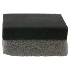 Image ÉPONGES CHAUSSURES, ÉTUI RECYCLÉ  3,8x2,1x5 CM NOIR CARTON (100 UNITÉ) #4