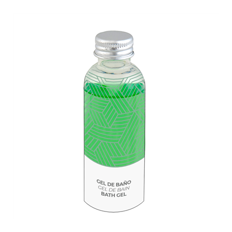 Image FLACONS GEL BAIN 'THERAPY' 50 ML Ø3,2x9 CM TRANSPARENT PLASTIQUE (200 UNITÉ) #1