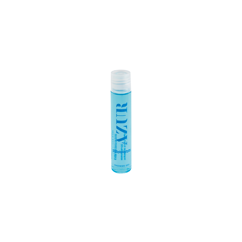 FLACONS GEL BAIN 'AZUR' 40 ML 11,8 CM TRANSPARENT PLASTIQUE (300 UNITÉ)
