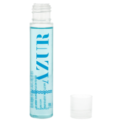 FLACONS SHAMPOOING 'AZUR' 40 ML 11,8 CM TRANSPARENT PLASTIQUE (300 UNITÉ)