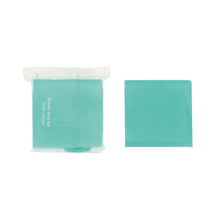 Image SAVONS  19 G 4x4 CM BLEU GLYCERINE (500 UNITÉ) #1