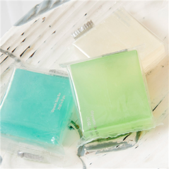 SAVONS 19 G 4x4 CM BLEU GLYCERINE (500 UNITÉ)