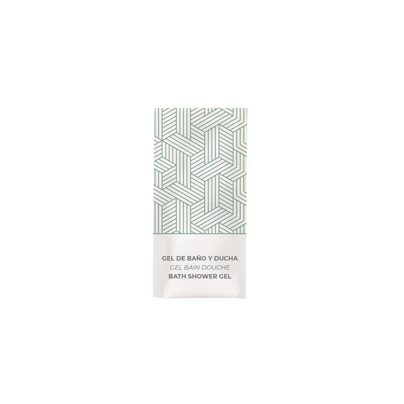 SACHETS GEL BAIN 'THERAPY' 10 ML 10x5 CM BLANC CELLULOSE (1000 UNITÉ)