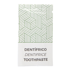 Image SACHETS DENTIFRICE 'THERAPY' 3 ML 4,5x8 CM BLANC CELLULOSE (500 UNITÉ) #1