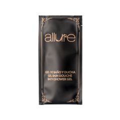 Image SACHETS GEL DOUCHE 'ALLURE' 10 ML 10x5 CM NOIR (1000 UNITÉ) #1