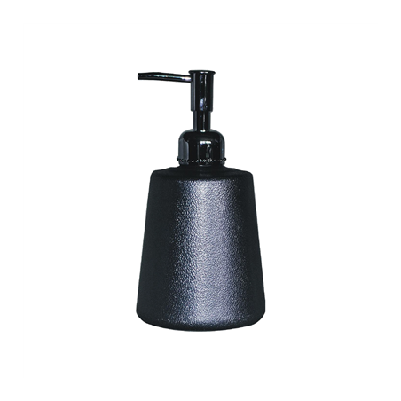 Image DISTRIBUTEUR DE SAVON 500 ML 9,5x18 CM NOIR ABS (1 UNITÉ) #1