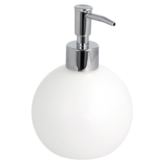 Image DISTRIBUTEUR DE SAVON 500 ML 10x16 CM BLANC ABS (1 UNITÉ) #1