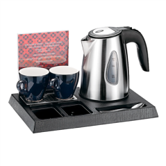 Image PLATEAU DE SERVICE  36x24x3,5 CM NOIR ABS (1 UNITÉ) #1