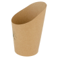Image GOBELETS A FRITES OUVERTS 'FEEL GREEN' 9 OZ - 270 ML 200 + 25PE G/M2 Ø7x10,5 CM MARRON CARTON (100 UNITÉ) #2