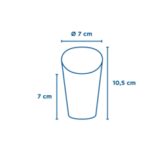 Image GOBELETS A FRITES OUVERTS 'FEEL GREEN' 9 OZ - 270 ML 200 + 25PE G/M2 Ø7x10,5 CM MARRON CARTON (100 UNITÉ) #4