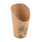 GOBELETS A FRITES OUVERTS 'FEEL GREEN' 16 OZ - 480 ML 200 + 25PE G/M2 Ø8,5x13,5 CM MARRON CARTON (50 UNITÉ) Image GOBELETS A FRITES OUVERTS 'FEEL GREEN' 16 OZ - 480 ML 200 + 25PE G/M2 Ø8,5x13,5 CM MARRON CARTON (50 UNITÉ) #1