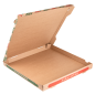 Image BOÎTES PIZZA MICROCANNELURE  350 G/M2 40x40x3,5 CM NATUREL CARTON (100 UNITÉ) #2