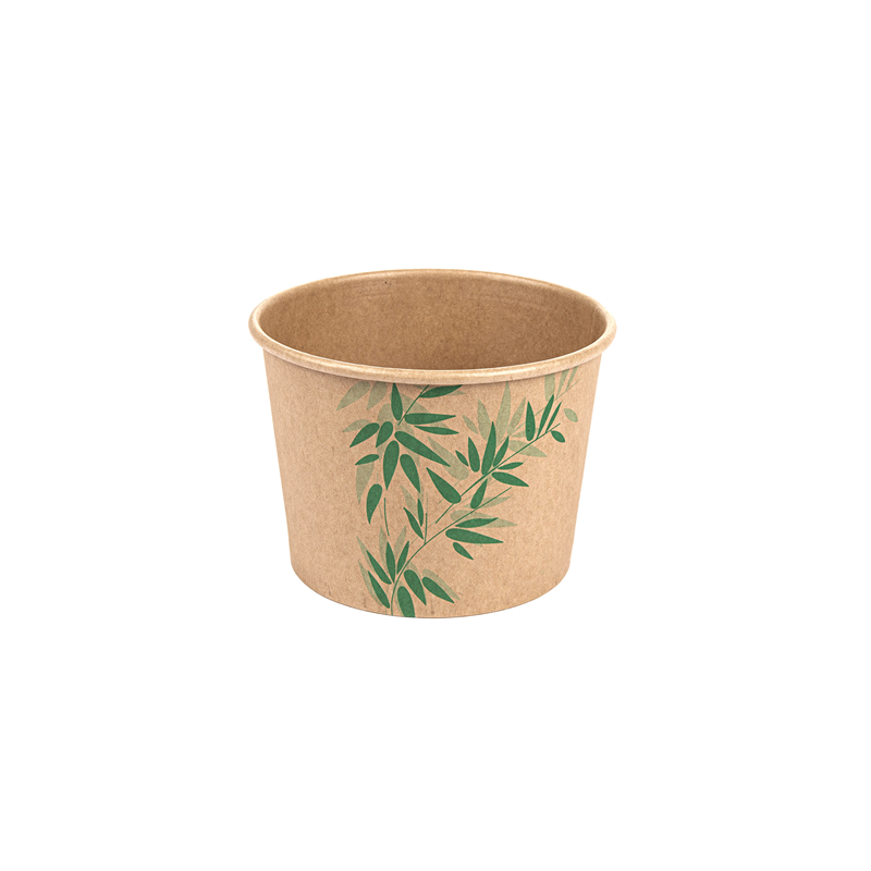 POTS 'FEEL GREEN' 500 ML 280 + 18 PE G/M2 Ø11x8,2 CM MARRON KRAFT (500 UNITÉ) POTS 'FEEL GREEN' 500 ML 280 + 18 PE G/M2 Ø11x8,2 CM MARRON KRAFT (500 UNITÉ)