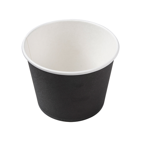 Image POTS 1000 ML 300 + 18 PE G/M2 Ø13,5x10,4 CM NOIR CARTON (500 UNITÉ) #1