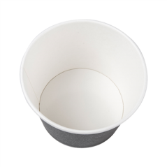 Image POTS 1000 ML 300 + 18 PE G/M2 Ø13,5x10,4 CM NOIR CARTON (500 UNITÉ) #3