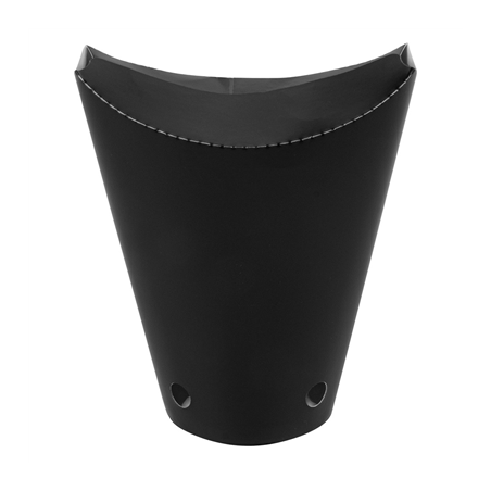GOBELETS À FRITES AVEC FERMETURE 12 OZ - 360 ML 220 + 18PE G/M2 6,7x12,5 CM NOIR CARTON (100 UNITÉ)