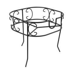 Image PIÉDESTAL POUR CODE 215.57  21x21x19 CM NOIR METAL (1 UNITÉ) #1